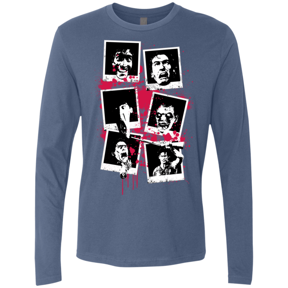 T-Shirts Indigo / S My Evil Self Men's Premium Long Sleeve