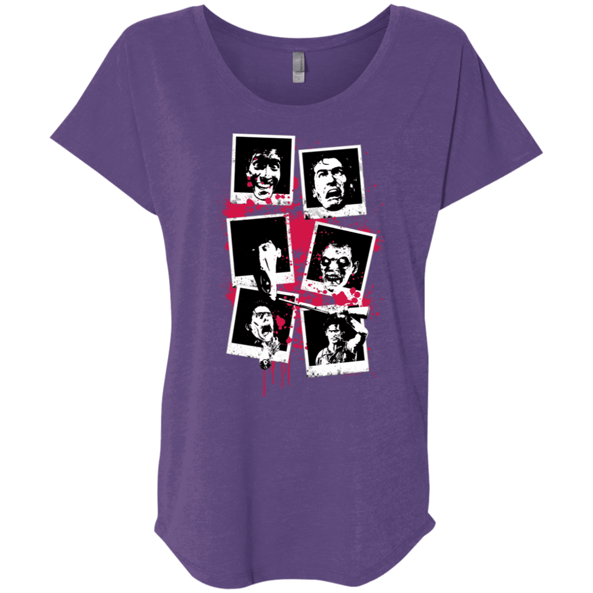 T-Shirts Purple Rush / X-Small My Evil Self Triblend Dolman Sleeve