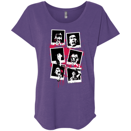 T-Shirts Purple Rush / X-Small My Evil Self Triblend Dolman Sleeve