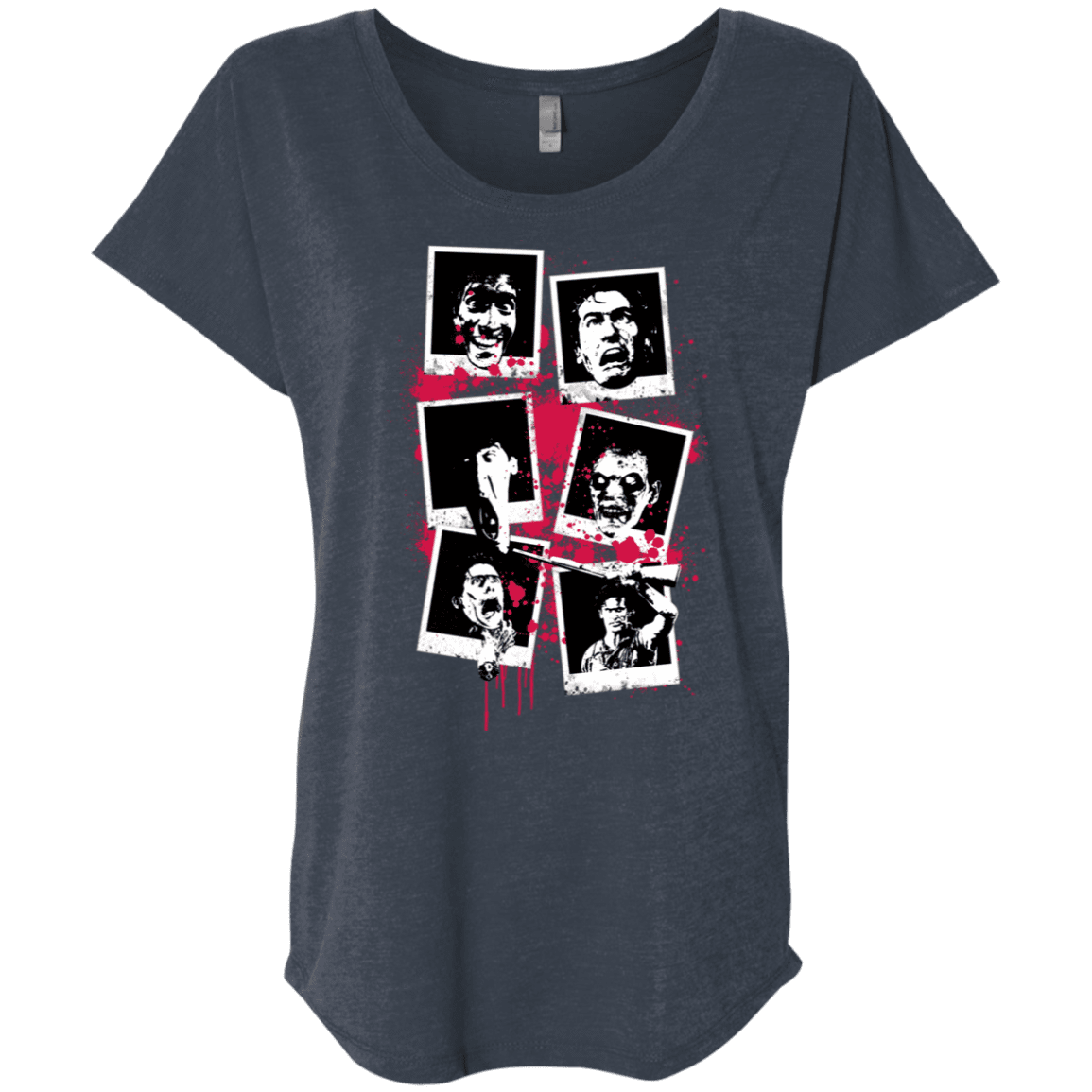 T-Shirts Vintage Navy / X-Small My Evil Self Triblend Dolman Sleeve