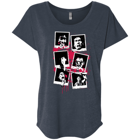 T-Shirts Vintage Navy / X-Small My Evil Self Triblend Dolman Sleeve