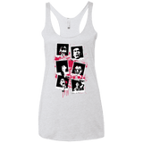 T-Shirts Heather White / X-Small My Evil Self Women's Triblend Racerback Tank