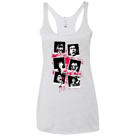 T-Shirts Heather White / X-Small My Evil Self Women's Triblend Racerback Tank