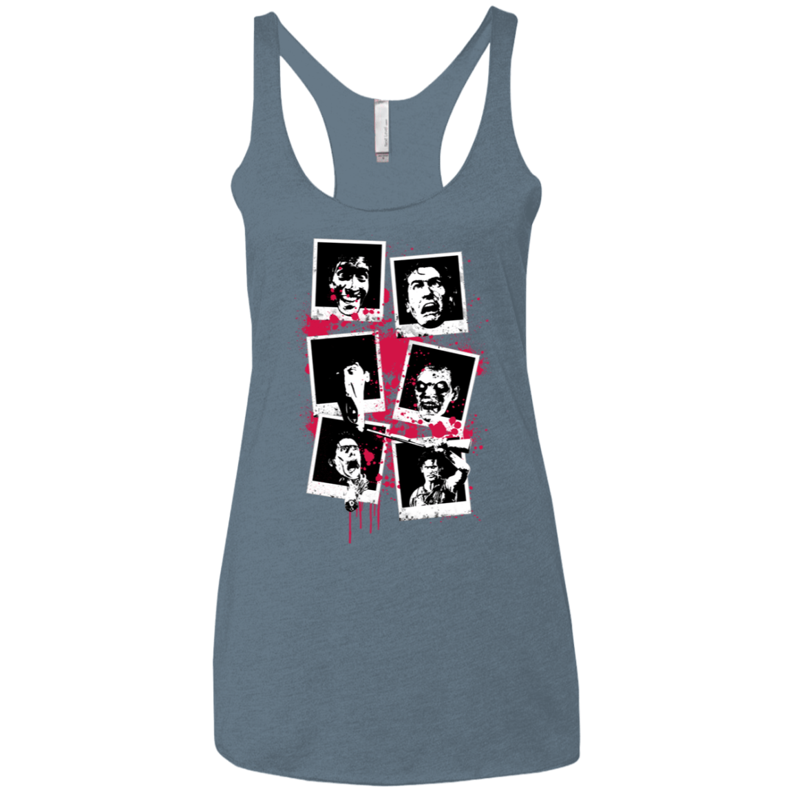 T-Shirts Indigo / X-Small My Evil Self Women's Triblend Racerback Tank