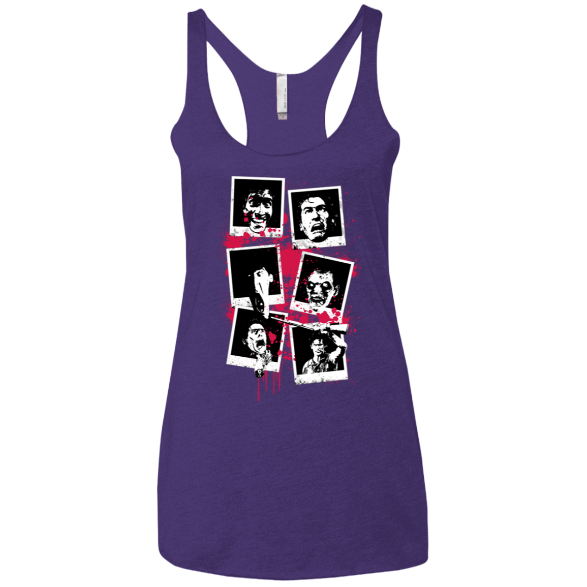 T-Shirts Purple Rush / X-Small My Evil Self Women's Triblend Racerback Tank
