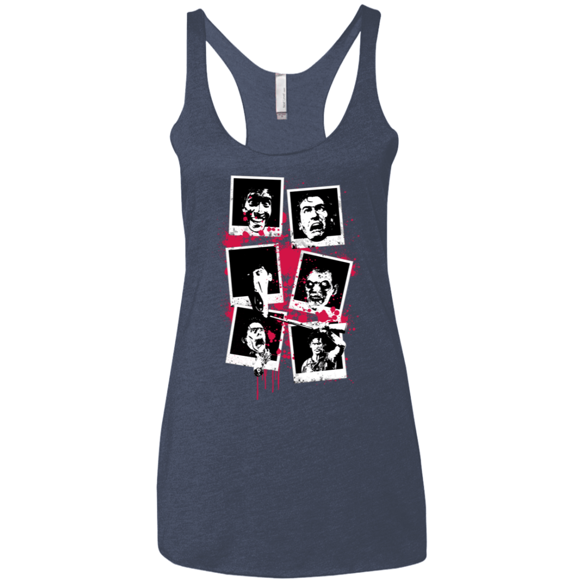 T-Shirts Vintage Navy / X-Small My Evil Self Women's Triblend Racerback Tank