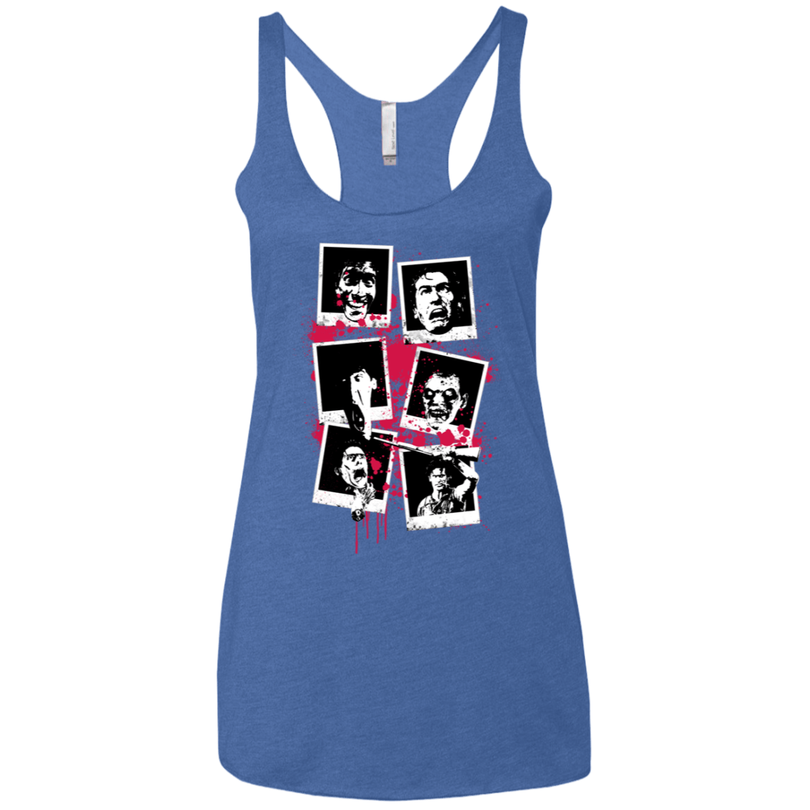 T-Shirts Vintage Royal / X-Small My Evil Self Women's Triblend Racerback Tank
