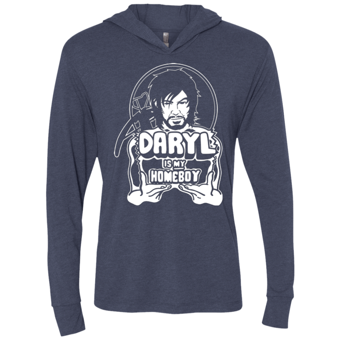 T-Shirts Vintage Navy / X-Small My Favorite Redneck Triblend Long Sleeve Hoodie Tee