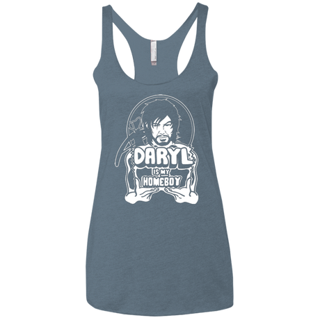 T-Shirts Indigo / X-Small My Favorite Redneck Women's Triblend Racerback Tank