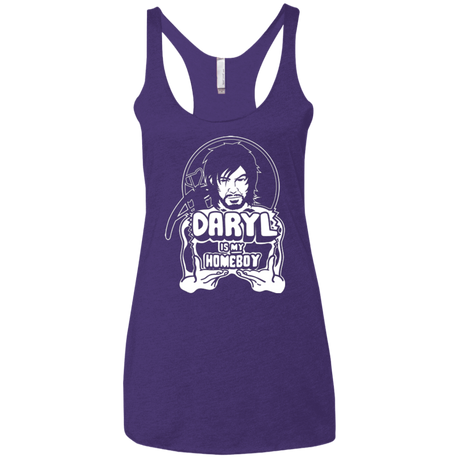 T-Shirts Purple / X-Small My Favorite Redneck Women's Triblend Racerback Tank