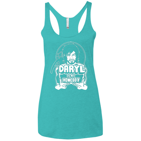 T-Shirts Tahiti Blue / X-Small My Favorite Redneck Women's Triblend Racerback Tank