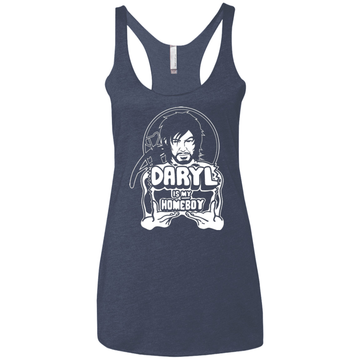 T-Shirts Vintage Navy / X-Small My Favorite Redneck Women's Triblend Racerback Tank