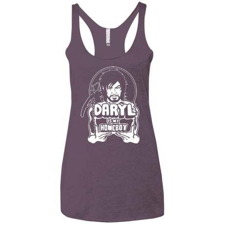 T-Shirts Vintage Purple / X-Small My Favorite Redneck Women's Triblend Racerback Tank