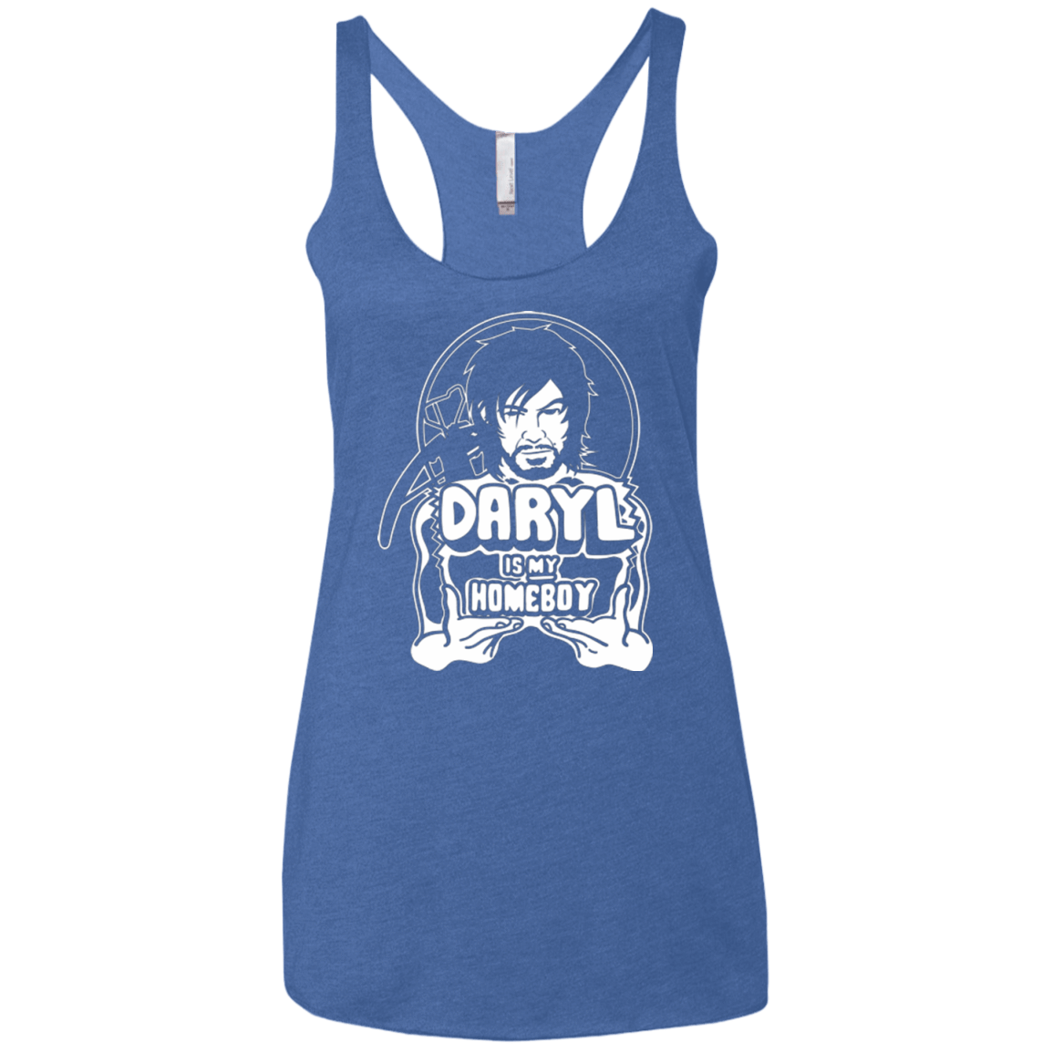 T-Shirts Vintage Royal / X-Small My Favorite Redneck Women's Triblend Racerback Tank