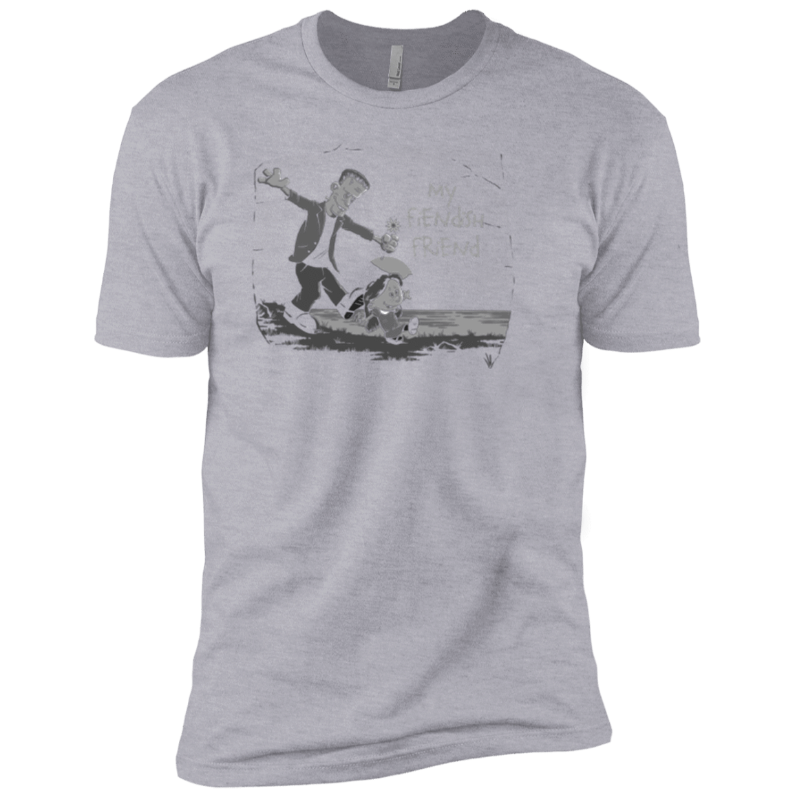 T-Shirts Heather Grey / YXS My Fiendish Friend Boys Premium T-Shirt
