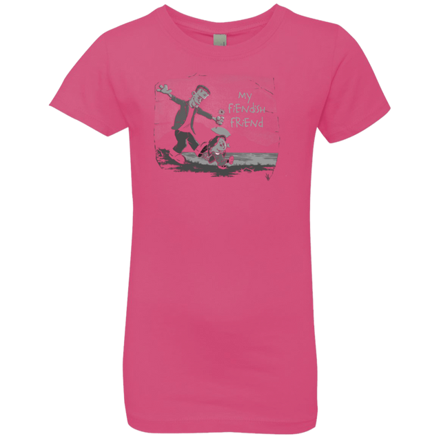 T-Shirts Hot Pink / YXS My Fiendish Friend Girls Premium T-Shirt