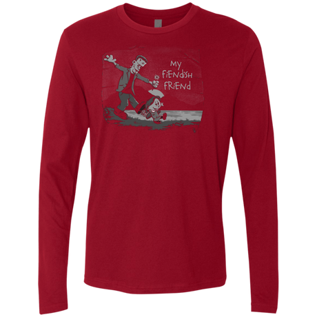 T-Shirts Cardinal / Small My Fiendish Friend Men's Premium Long Sleeve