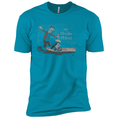 T-Shirts Turquoise / X-Small My Fiendish Friend Men's Premium T-Shirt