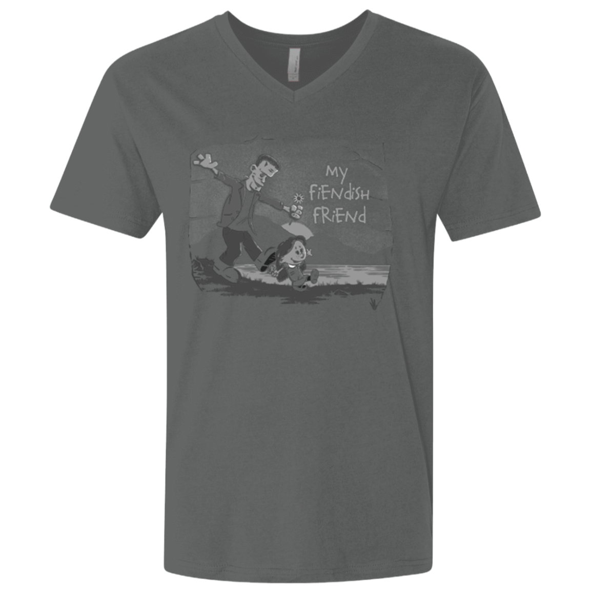 T-Shirts Heavy Metal / X-Small My Fiendish Friend Men's Premium V-Neck