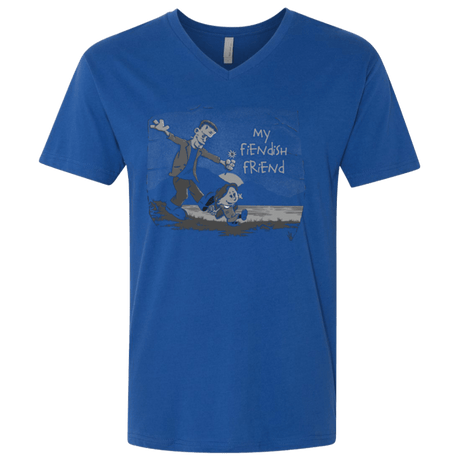T-Shirts Royal / X-Small My Fiendish Friend Men's Premium V-Neck