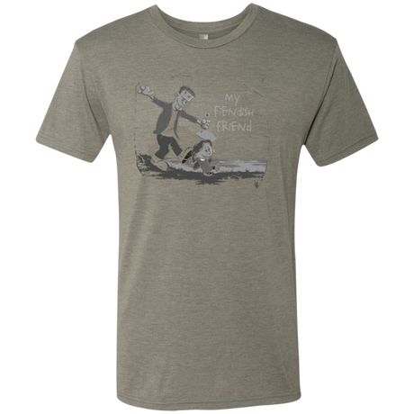 T-Shirts Venetian Grey / Small My Fiendish Friend Men's Triblend T-Shirt