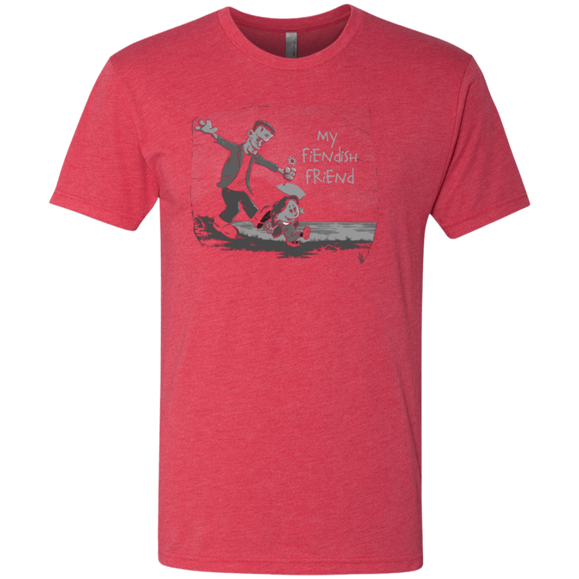 T-Shirts Vintage Red / Small My Fiendish Friend Men's Triblend T-Shirt