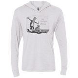 T-Shirts Heather White / X-Small My Fiendish Friend Triblend Long Sleeve Hoodie Tee