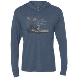 T-Shirts Indigo / X-Small My Fiendish Friend Triblend Long Sleeve Hoodie Tee