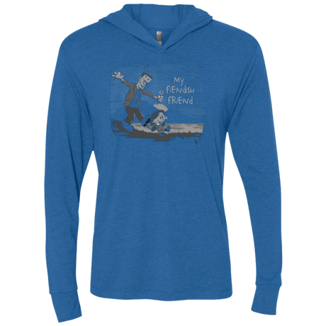 T-Shirts Vintage Royal / X-Small My Fiendish Friend Triblend Long Sleeve Hoodie Tee