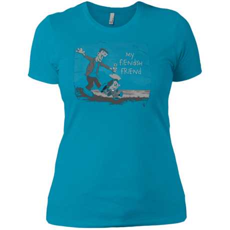 T-Shirts Turquoise / X-Small My Fiendish Friend Women's Premium T-Shirt