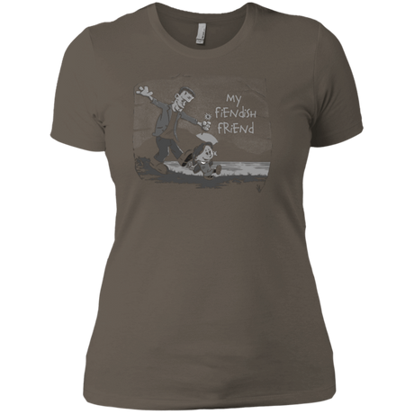 T-Shirts Warm Grey / X-Small My Fiendish Friend Women's Premium T-Shirt