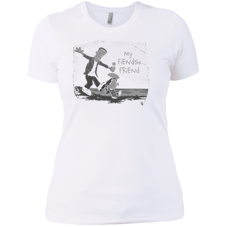 T-Shirts White / X-Small My Fiendish Friend Women's Premium T-Shirt