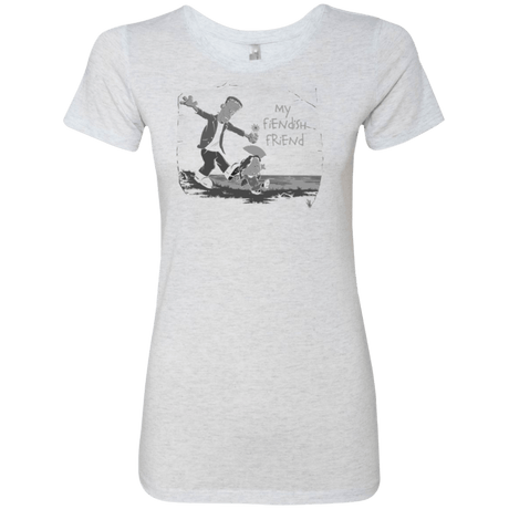 T-Shirts Heather White / Small My Fiendish Friend Women's Triblend T-Shirt