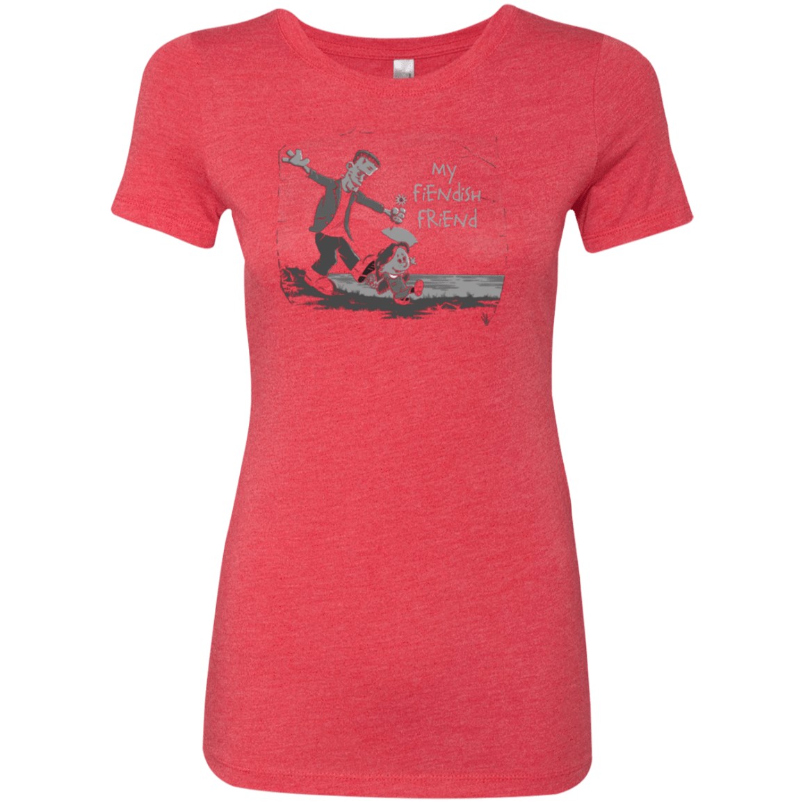 T-Shirts Vintage Red / Small My Fiendish Friend Women's Triblend T-Shirt