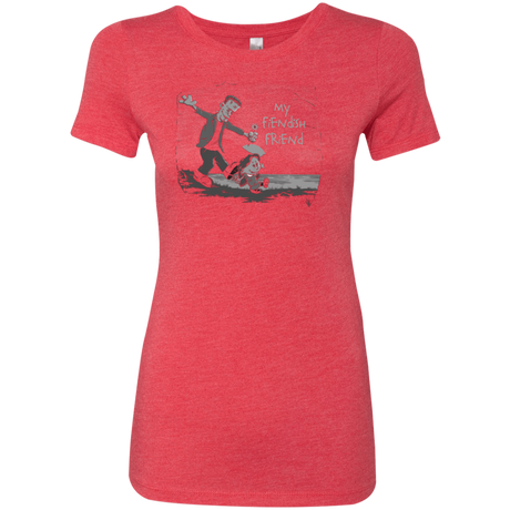 T-Shirts Vintage Red / Small My Fiendish Friend Women's Triblend T-Shirt