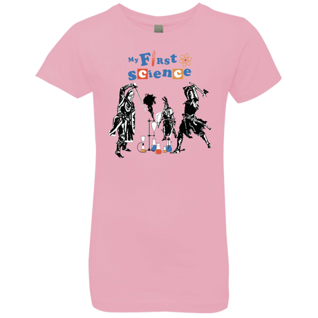 T-Shirts Light Pink / YXS My First Science Girls Premium T-Shirt
