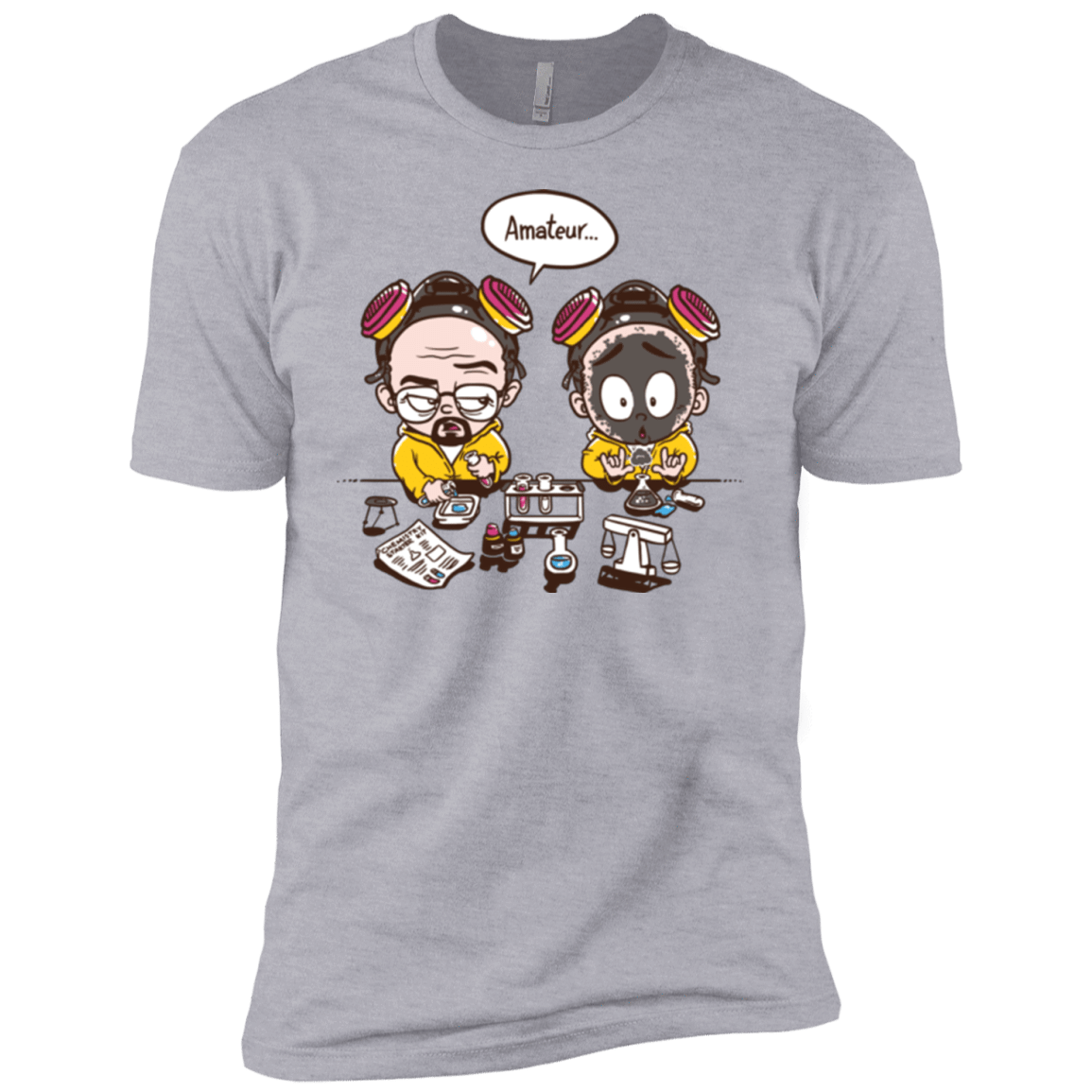 T-Shirts Heather Grey / YXS My First Science kit Boys Premium T-Shirt