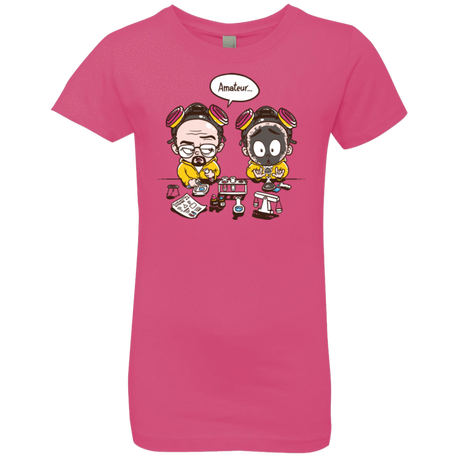 T-Shirts Hot Pink / YXS My First Science kit Girls Premium T-Shirt