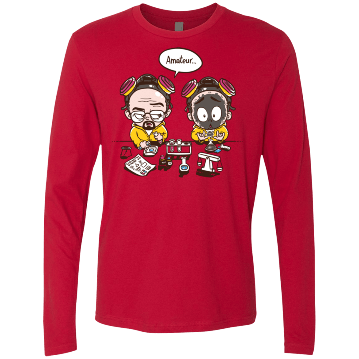 T-Shirts Red / Small My First Science kit Men's Premium Long Sleeve