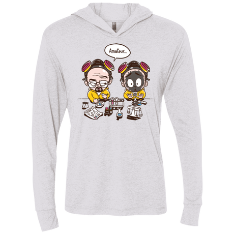 T-Shirts Heather White / X-Small My First Science kit Triblend Long Sleeve Hoodie Tee