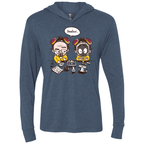 T-Shirts Indigo / X-Small My First Science kit Triblend Long Sleeve Hoodie Tee