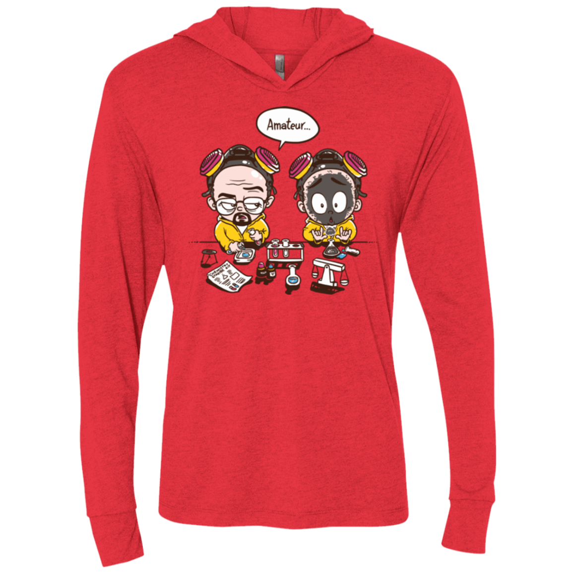 T-Shirts Vintage Red / X-Small My First Science kit Triblend Long Sleeve Hoodie Tee