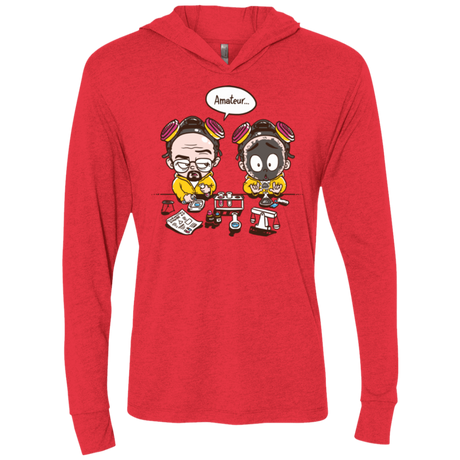 T-Shirts Vintage Red / X-Small My First Science kit Triblend Long Sleeve Hoodie Tee