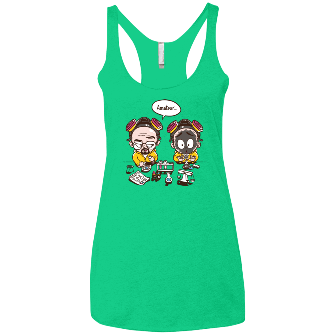 T-Shirts Envy / X-Small My First Science kit Women's Triblend Racerback Tank