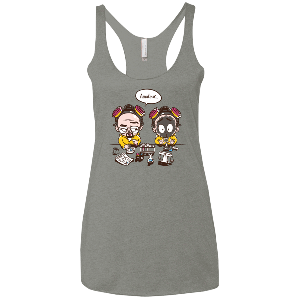 T-Shirts Venetian Grey / X-Small My First Science kit Women's Triblend Racerback Tank