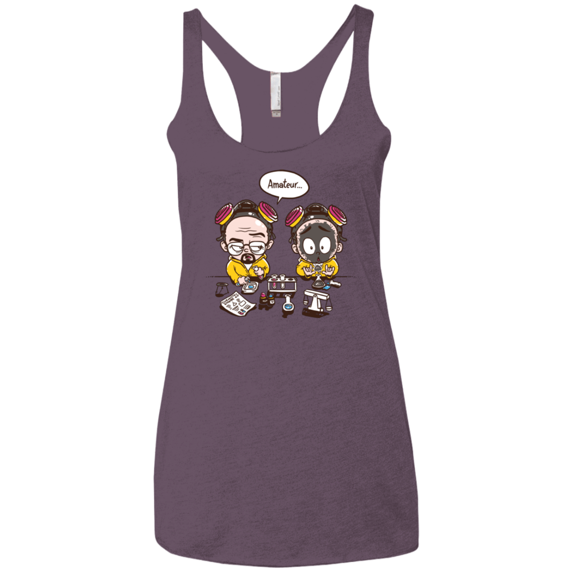 T-Shirts Vintage Purple / X-Small My First Science kit Women's Triblend Racerback Tank