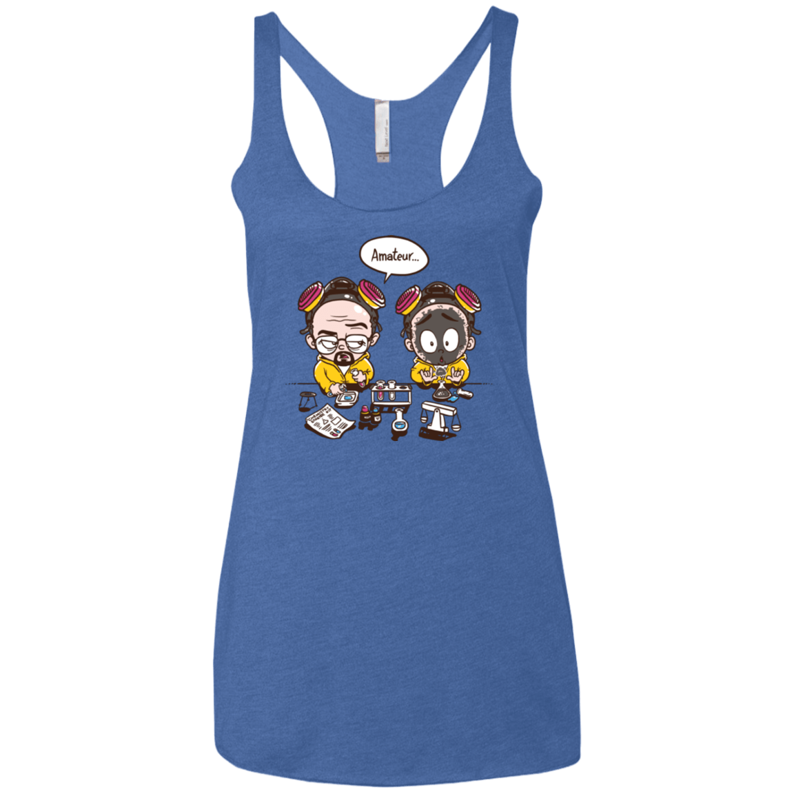 T-Shirts Vintage Royal / X-Small My First Science kit Women's Triblend Racerback Tank