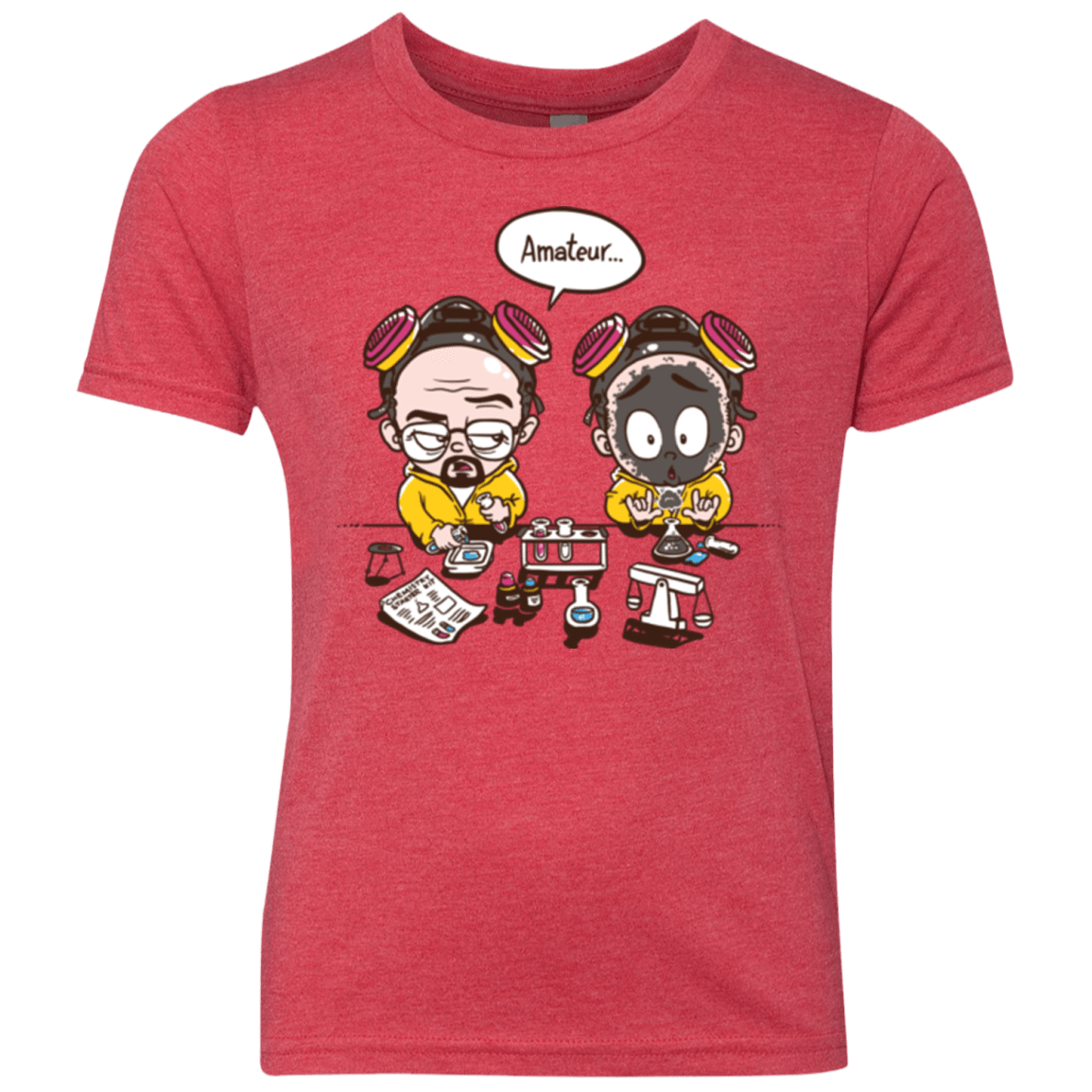 T-Shirts Vintage Red / YXS My First Science kit Youth Triblend T-Shirt