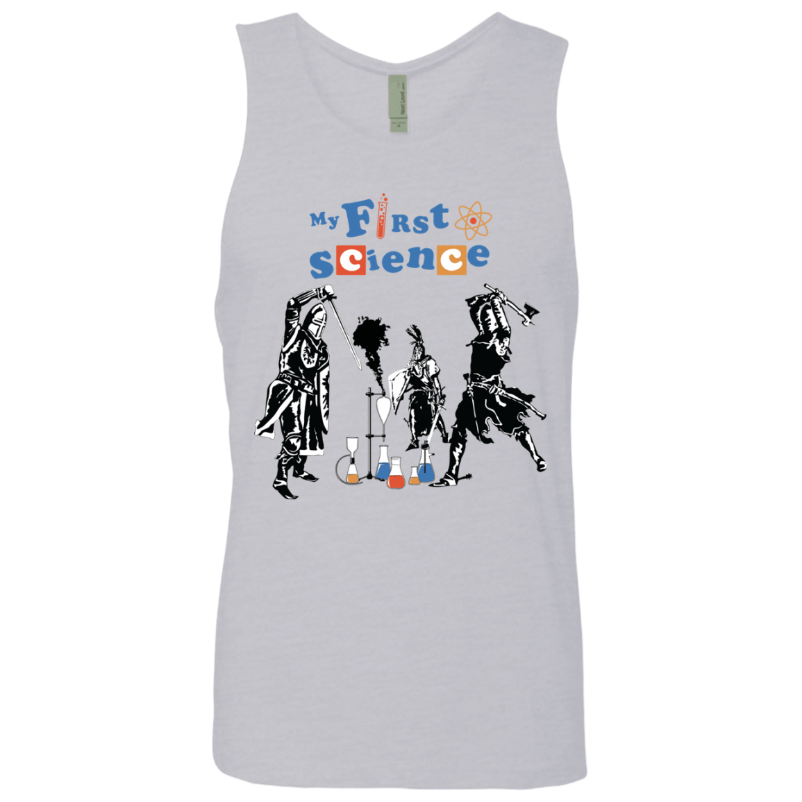 T-Shirts Heather Grey / S My First Science Men's Premium Tank Top