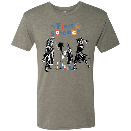 T-Shirts Venetian Grey / S My First Science Men's Triblend T-Shirt